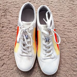 Rothys Lace Up Sneaker, Candy Stripe, Size 11